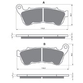 Brzdové obloženie GOLDFREN 359 S33 STREET FRONT