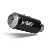 Výfuk kompletný MIVV MK3 H.078.SM3B čierna nerezová oceľ