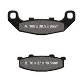 Brzdové obloženie EBC FA141