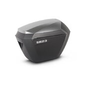 Bočné kufre SHAD SH23 D0B23200W hliníkový vzhľad