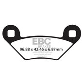 Brzdové obloženie EBC FA475TT