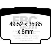 Brzdové obloženie EBC EPFA730HH