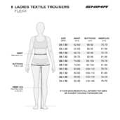 Shima nohavice flexx lady - Tabele_rozmiarow_LADY_trousers_Flexx