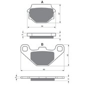 Brzdové obloženie GOLDFREN 005 S3