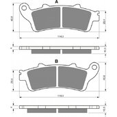 Brzdové obloženie GOLDFREN 327 AD  STREET