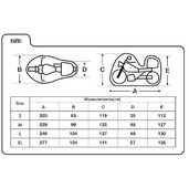Oxford - plachta rain cover s kufrom "xl" - Rain_cover_velkost_topbox