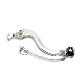 Brzdový pedál MOTION STUFF 83P-0021002 strieborné telo, čierna oceľová pevná koncovka Oceľový pevný hrot