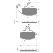 Brzdové obloženie GOLDFREN 035 S3