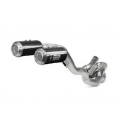 Výfuk kompletný 2x2 MIVV MK3 R.DU.0005.SM3C Karbón