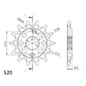 Reťazové koliečko SUPERSPROX CST-1322:13 13T, 520