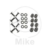 Kapotáž - sada  skrutiek JMP s gumovými maticami 6X20 čierna