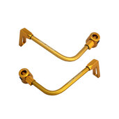 Lever guard ACCOSSATO with gold hose and joint right + left , aluminium