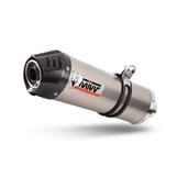 Výfuk kompletný 2x1 MIVV OVAL K.044.L4C Titánový / uhlíkový uzáver