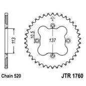 Reťazová rozeta JT JTR 1760-36 36T, 520