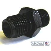 Adaptér (skrutka) Venhill POWERHOSEPLUS 3/70100A/BLACK 10x1.00mm konkávne čierna