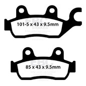 Brzdové obloženie EBC FA744