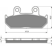 Brzdové obloženie GOLDFREN 024 S3