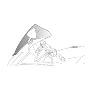 Plexi štít PUIG RACING 4183N čierna