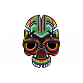 Tank pad PUIG SKULL I 3674R červené