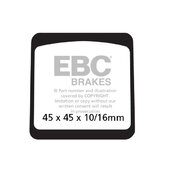 Brzdové obloženie EBC FA042