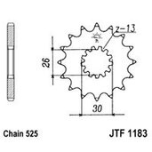 Reťazové koliečko JT JTF 1183-18 18T, 525