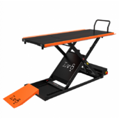 moto  zdvihák LV8 GOLDRAKE 400 FLOOR VERSION EG400E.O s  elektro-hydraulickou jednotkou (čierna a oranžová RAL 2009)