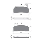 Brzdové obloženie GOLDFREN 259 S33 STREET FRONT