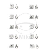 Upevňovač  kapotáže JMP 14mm strieborná