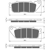 Brzdové obloženie GOLDFREN 277 S33 STREET Zadná