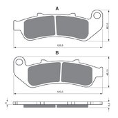 Brzdové obloženie GOLDFREN 055 AD  STREET