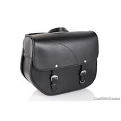 Kožená sedlová brašňa CUSTOMACCES SANT LOUIS AP0011N čierna