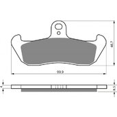 Brzdové obloženie GOLDFREN 006 K5