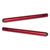 Clip-ons ACCOSSATO aluminium, 280mm with caps, Red