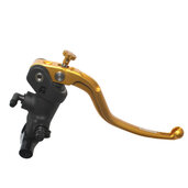 Radial brake master cylinder ACCOSSATO 19 x 20 with fixed lever,gold