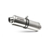 Výfuk kompletný 2x1 STORM OVAL K.055.LX1 nerez