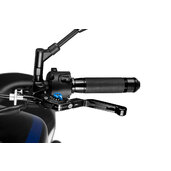 Páčka spojky bez adaptéra PUIG 3.0 24NNA výsuvné skladacie čierna/modrá