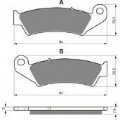 Brzdové obloženie GOLDFREN 004 K5
