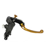Radial brake master cylinder ACCOSSATO 19 x 17-18-19 with folding lever,gold