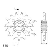Reťazové koliečko SUPERSPROX CST-1371:14 14T, 525