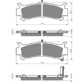 Brzdové obloženie GOLDFREN 383 S3