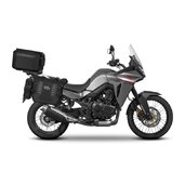 Kompletná sada bočných adventure vakov SHAD TERRA TR40 a hliníkového 55 L vrchného kufru ,vrátane montážnej sady SHAD HONDA TRANSALP 750