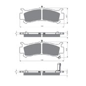 Brzdové obloženie GOLDFREN 383 S33 STREET FRONT