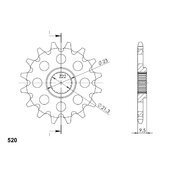Reťazové koliečko SUPERSPROX CST-1577:15 15T, 520