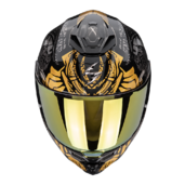 Scorpion prilba exo-1500 air - apus / black-grey-gold - B_scorpionEXO1500A_APUS_BlaGreGol