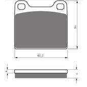Brzdové obloženie GOLDFREN 437 AD