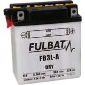 Konvenčný akumulátor ( s kyselinou) FULBAT FB3L-A  (YB3L-A) Vrátane balenia kyseliny