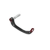 Lever guard ACCOSSATO with red eyelet and insert right, carbon