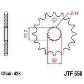 Reťazové koliečko JT JTF 558-13 13T, 428