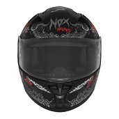 Nox prilba n731 - zumbi/ red detská - prilba-n731-zumbi-nox-detska-cerna-matna-cervena-2024-galerie-1-big_ies21033500