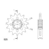Reťazové koliečko SUPERSPROX CST-1370:15 15T, 525